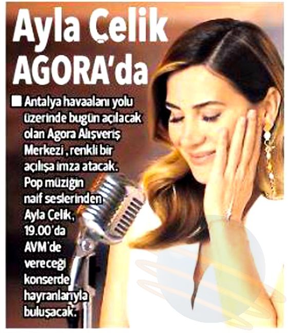 AYLA ÇELİK AGORA'DA